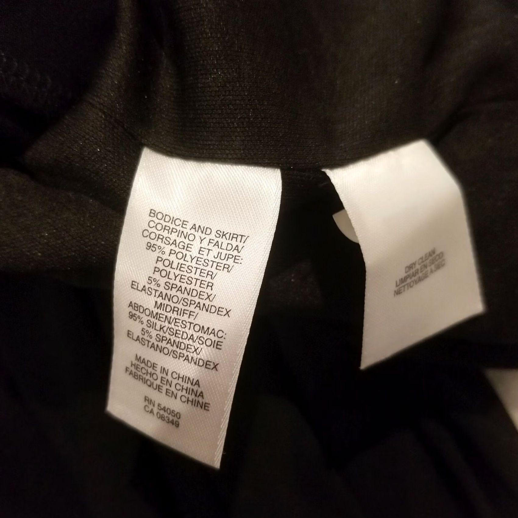 Jones New York Jones New York Black Cap Sleeve Faux Wrap Pleated Cocktail Dress Stretch Size 10 Size L / US 10 / IT 46 - 4 Thumbnail