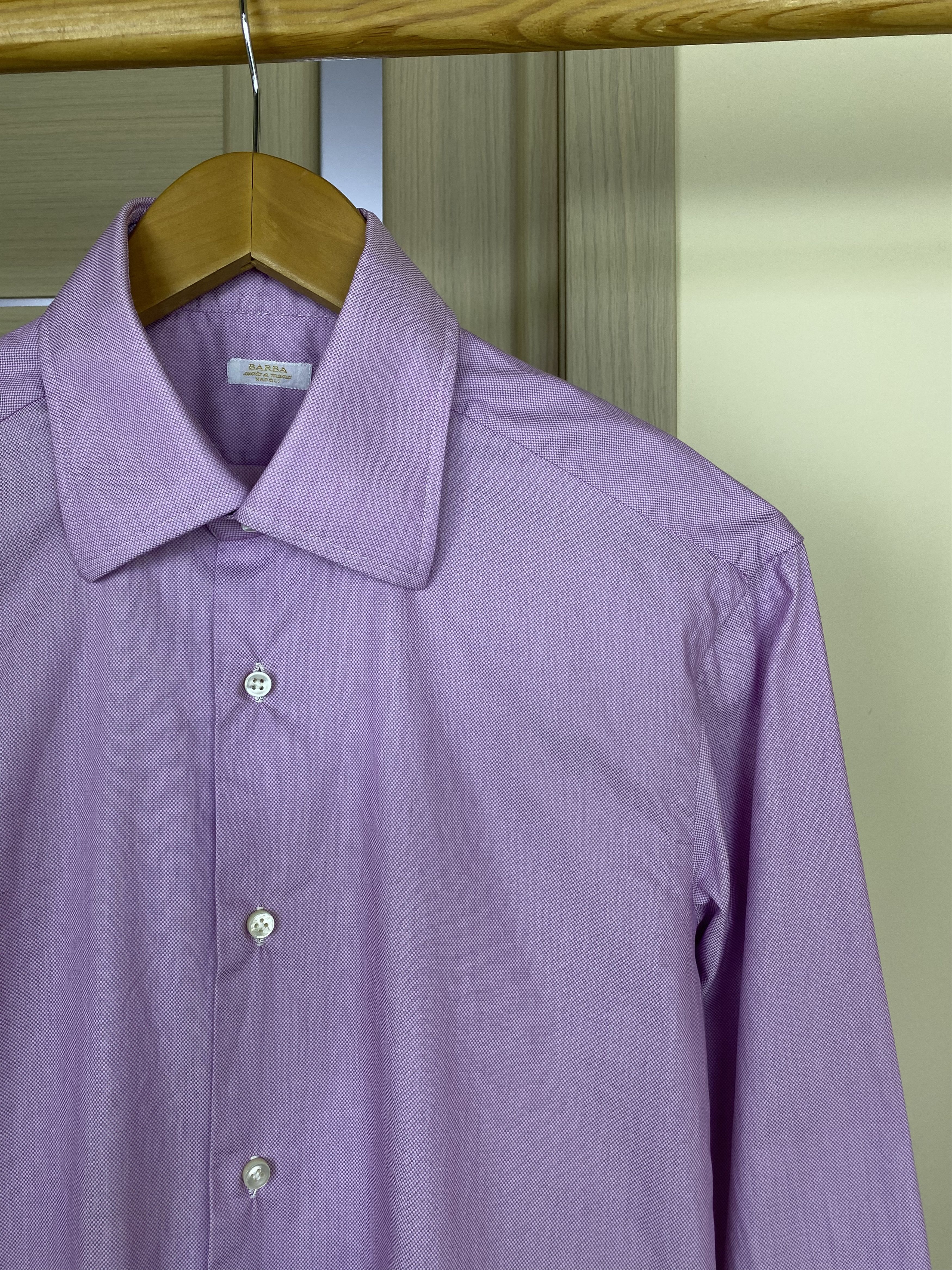 Barba Napoli Barba napoli men classic pink shirt size m Size US M / EU 48-50 / 2 - 6 Thumbnail