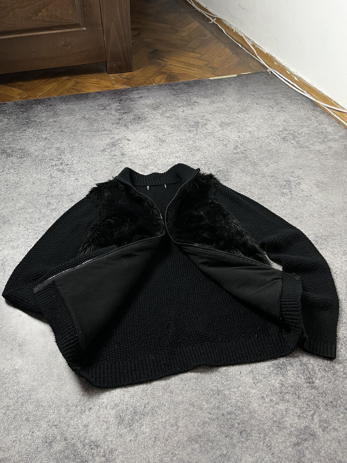 Hysteric Glamour 🔥FAUX FUR HYSTERIC GLAMOUR VIBE CROPPED ZIP SWEATER JACKET Size US M / EU 48-50 / 2 - 15 Thumbnail