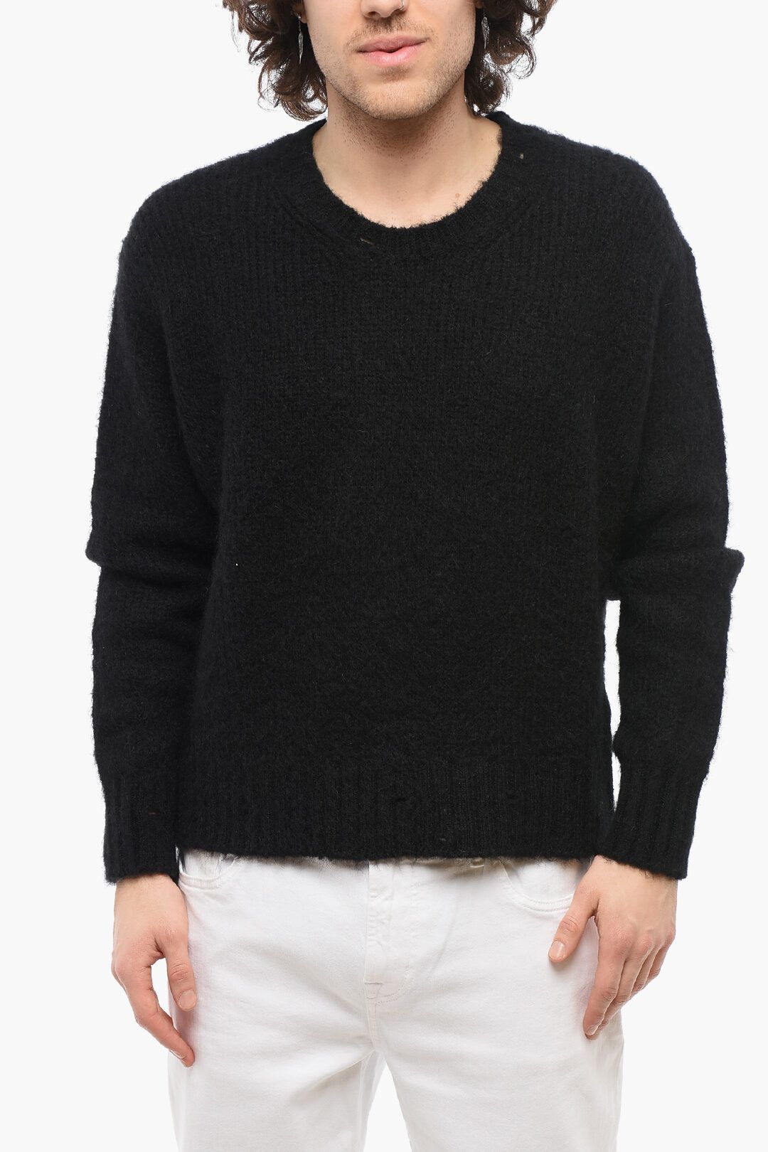 1989 STUDIO og1mm0725 Oversized Crewneck Sweater in Black Size US M / EU 48-50 / 2 - 1 Thumbnail