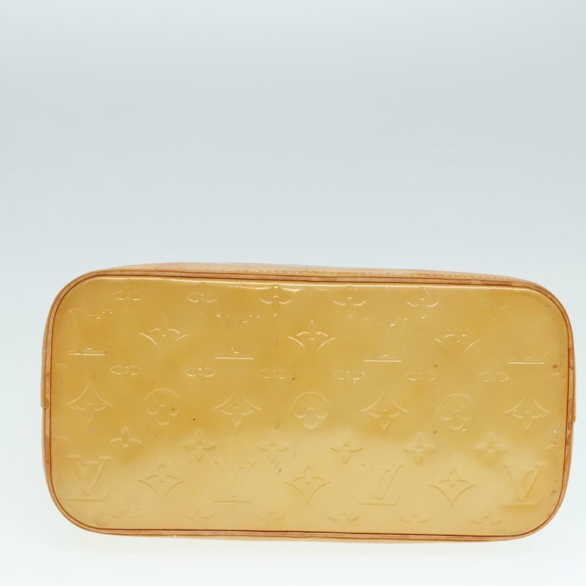 Louis Vuitton LOUIS VUITTON Monogram Vernis Houston Hand Bag Beige M91004 Size ONE SIZE - 9 Thumbnail