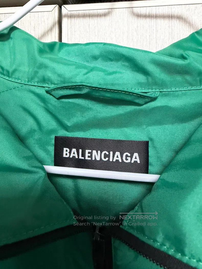 Balenciaga Balenciaga Contrast Color Sports Jacket (Black/Green) Size US S / EU 44-46 / 1 - 3 Thumbnail