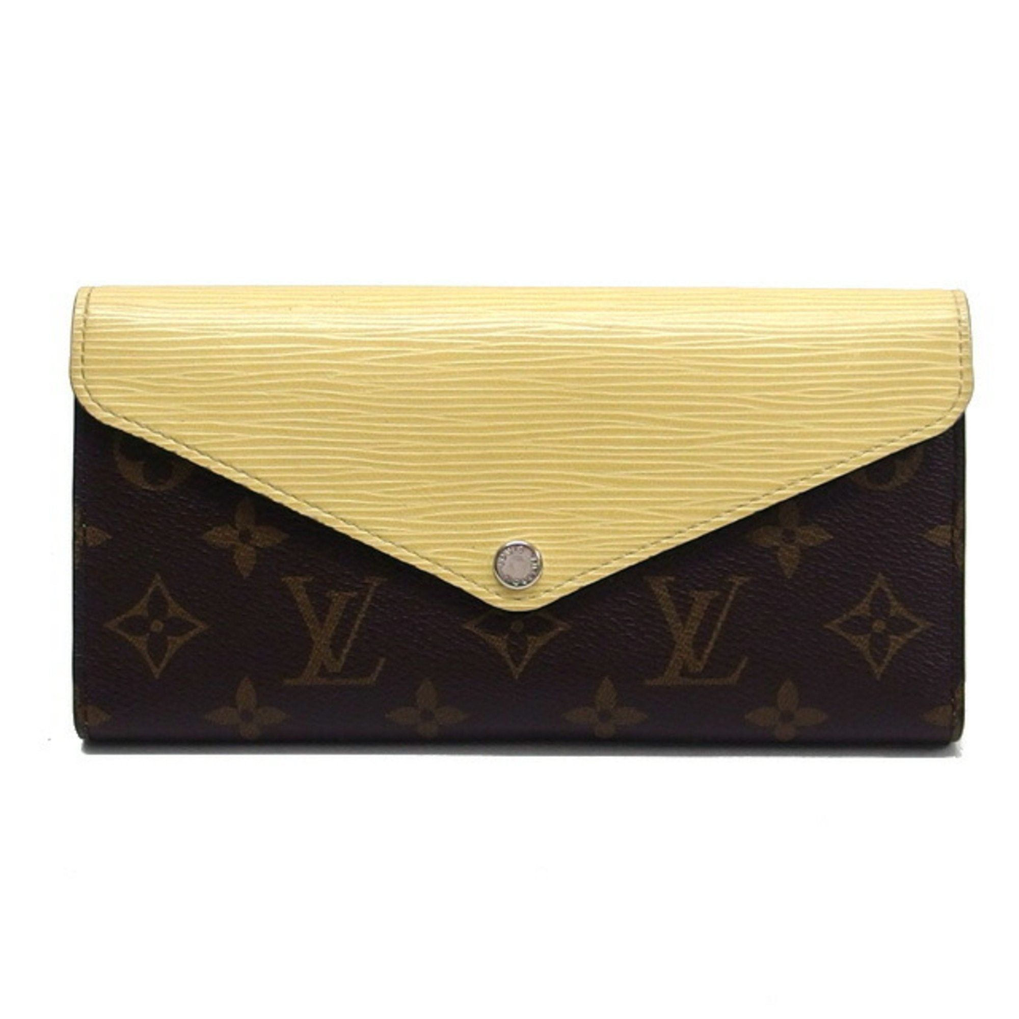 image of Louis Vuitton Monogram Epi Portefeuille Marie Rouron Light Yellow, Women's