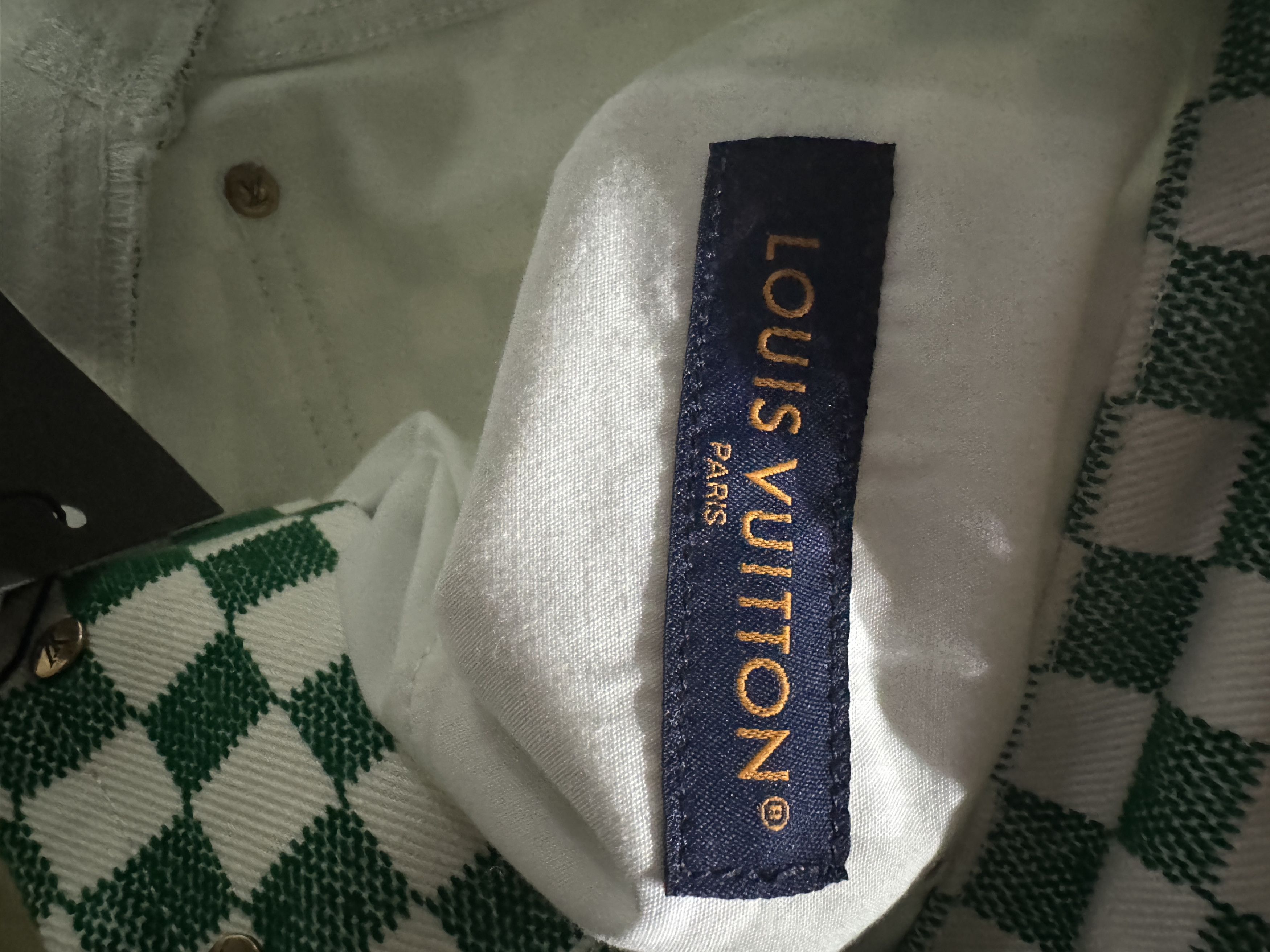Louis Vuitton Fuzzy Damier Flared Jeans Size US 32 / EU 48 - 8 Thumbnail