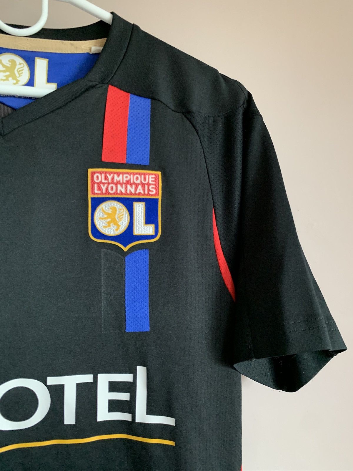 Umbro Olympique Lyonnais 2007 Football Shirt Umbro Black Soccer S Size US S / EU 44-46 / 1 - 8 Thumbnail