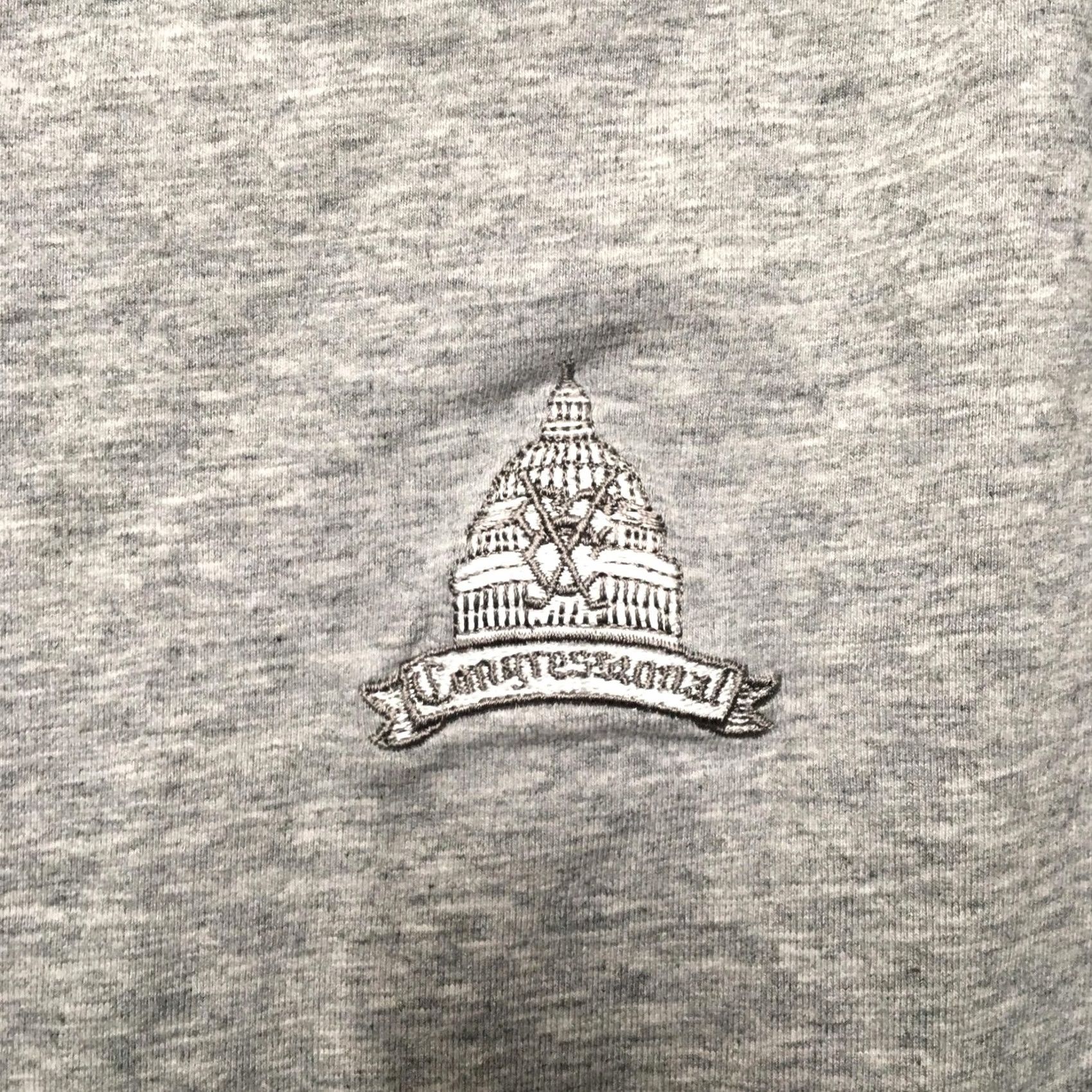 Vintage B. Draddy Sweatshirt Mens XL Gray Congressi on Golf Henley Mock Neck Stretch Shirt Size US XL / EU 56 / 4 - 7 Thumbnail