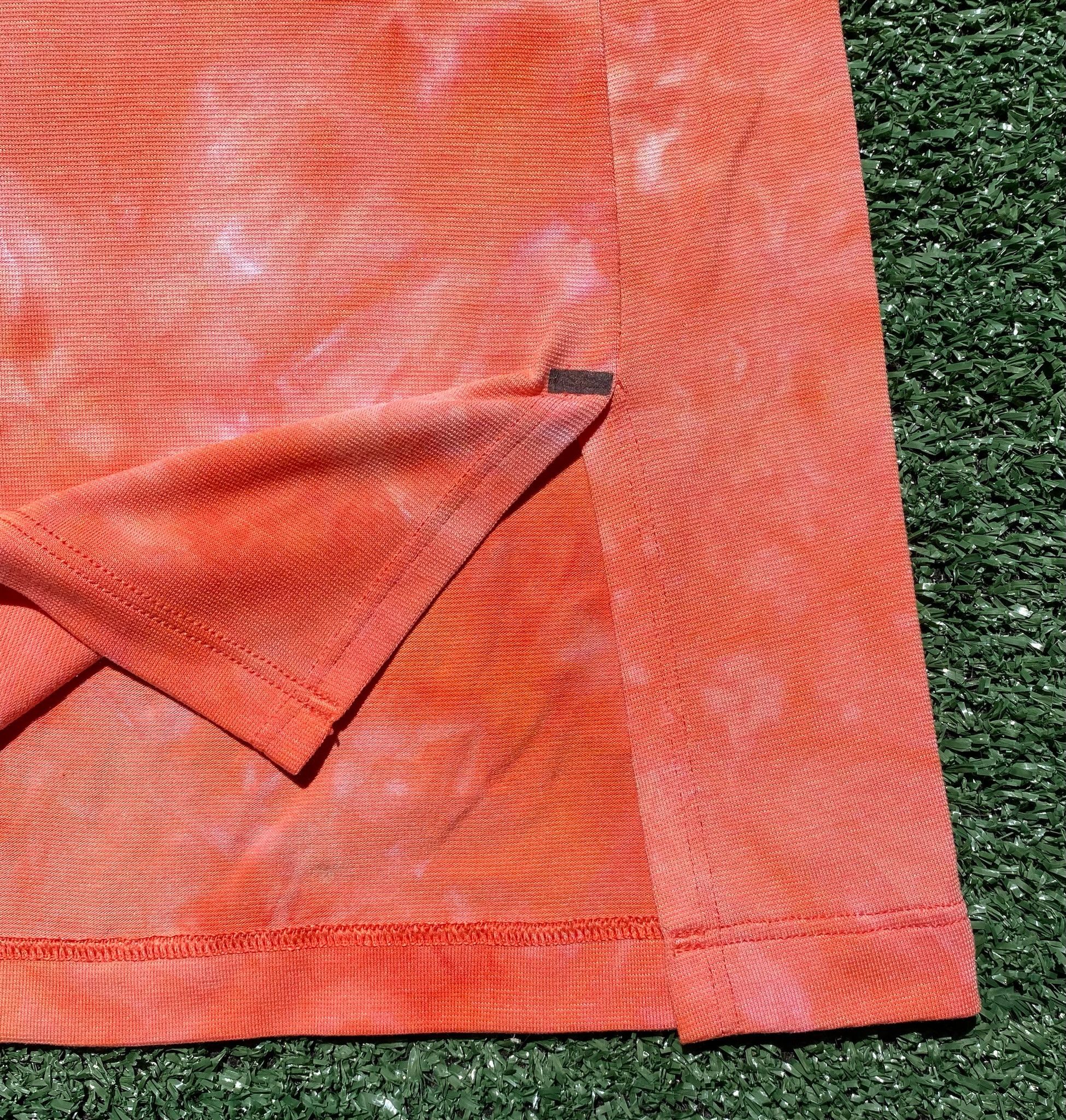 Lululemon Lululemon Always Agile White Warm Coral Tie-Dye Shirt Medium Size US M / EU 48-50 / 2 - 5 Thumbnail