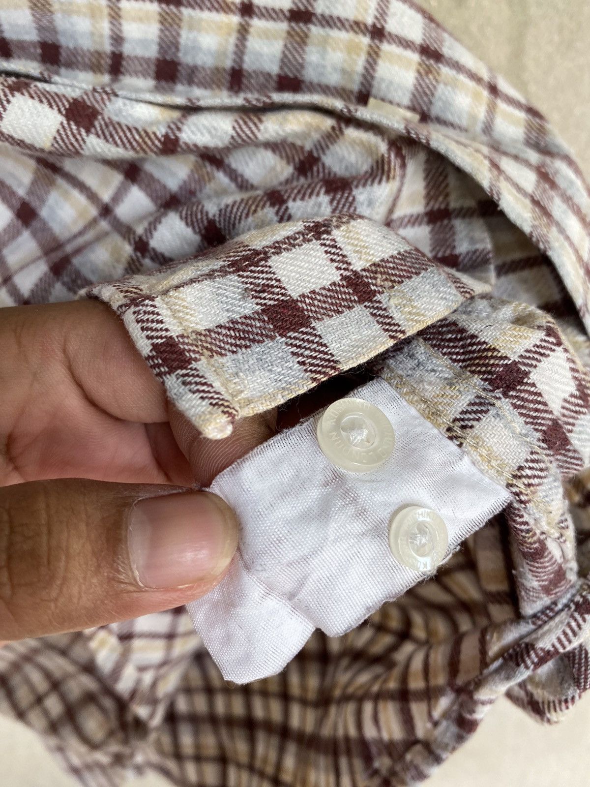 Flannel Michiko London Koshino Plaid Tartan Flannel Shirt Size US M / EU 48-50 / 2 - 5 Thumbnail