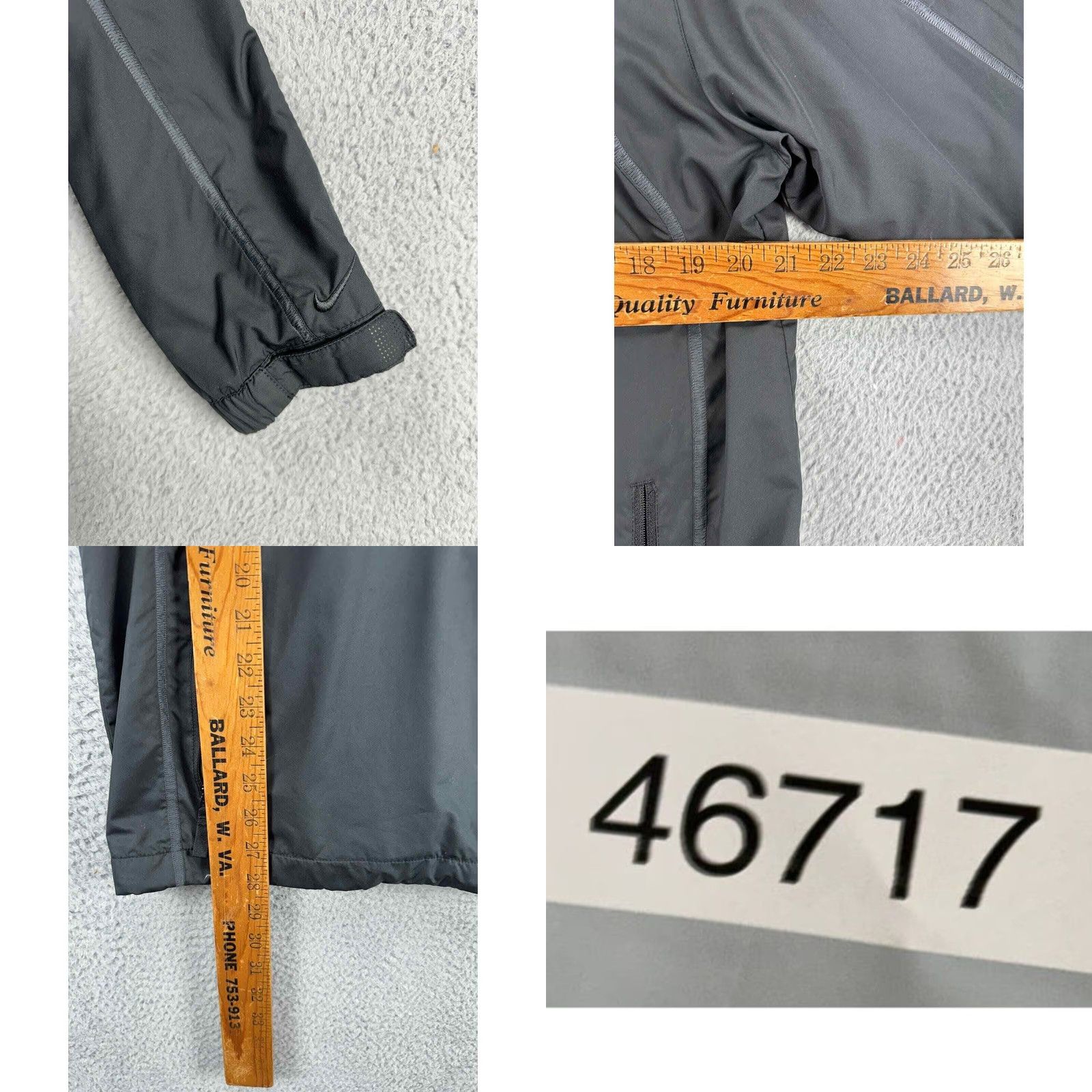 Nike Nike Golf Dri-Fit Windbreaker Jacket Mens Medium Black Lightweight Pullover Short Length 1/4 Zip Varsity Logo Outdoor Sports Shirt Size US M / EU 48-50 / 2 - 8 Thumbnail