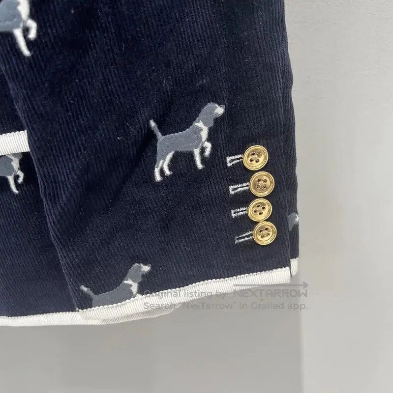 Thom Browne Thom Browne Multicolor Men's Blazer with Dog Print . Size US M / EU 48-50 / 2 - 5 Thumbnail