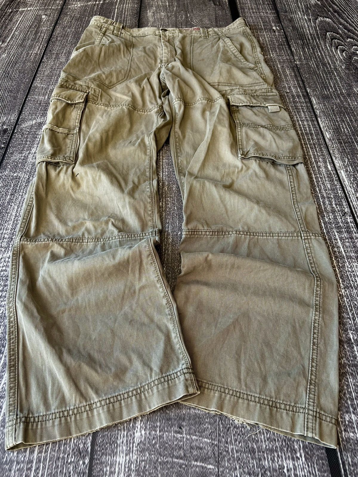 Designer × If Six Was Nine × Japanese Brand VTG Yohji Yamamoto Junya Watanabe Style Bondage Cargo Pants Size US 34 / EU 50 - 2 Thumbnail