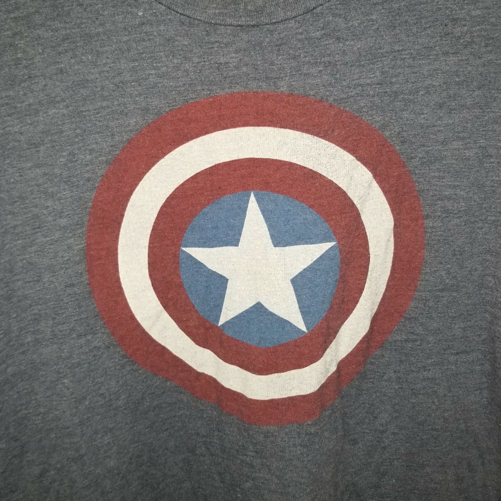 Vintage MARVEL Captain America Short Sleeve T-Shirt Adult Large Blue Mens Size US L / EU 52-54 / 3 - 2 Thumbnail