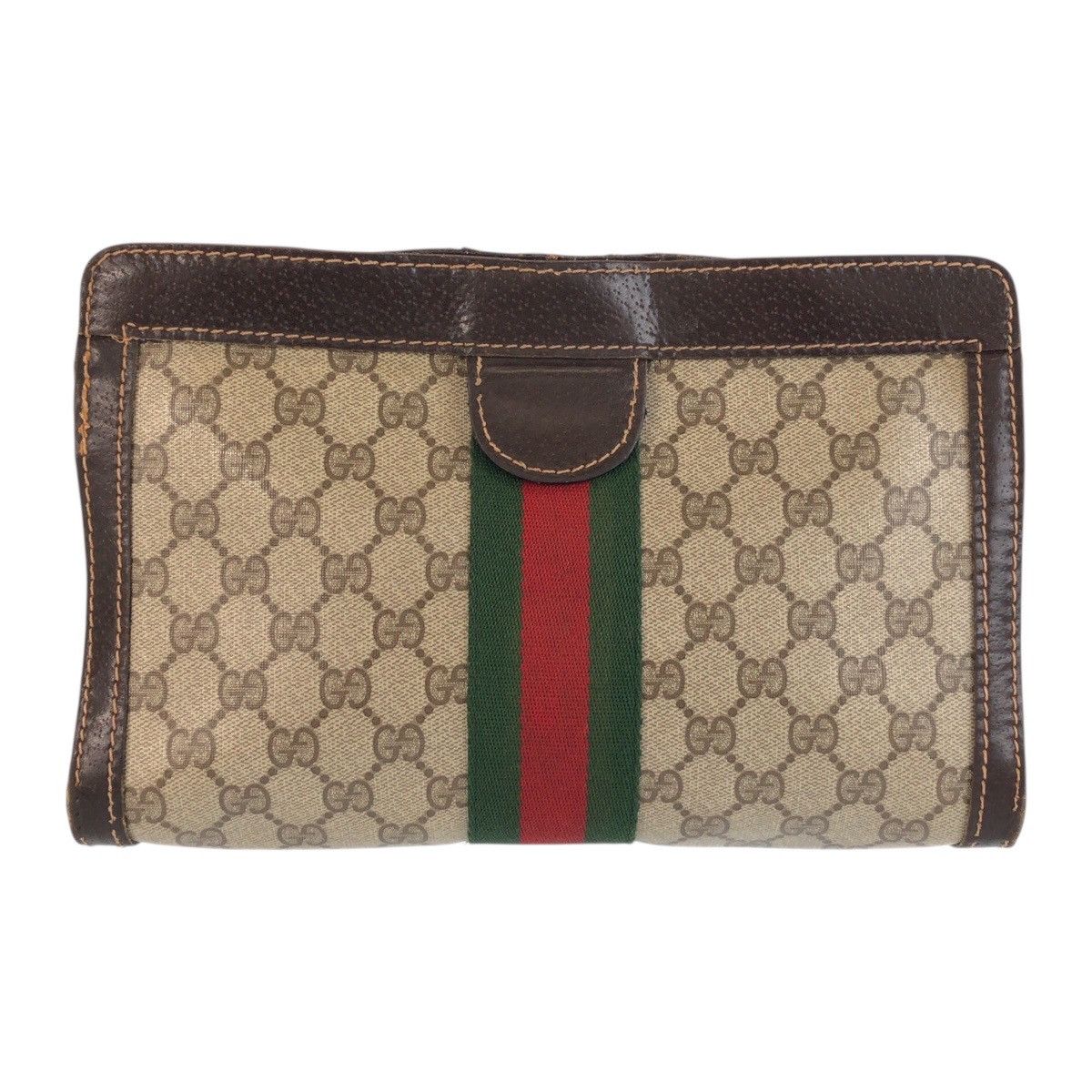 Gucci Gucci Gucci GG Supreme Canvas Clutch Bag Textile Clutch Bag DUTY FREE for USA Size ONE SIZE - 1 Thumbnail
