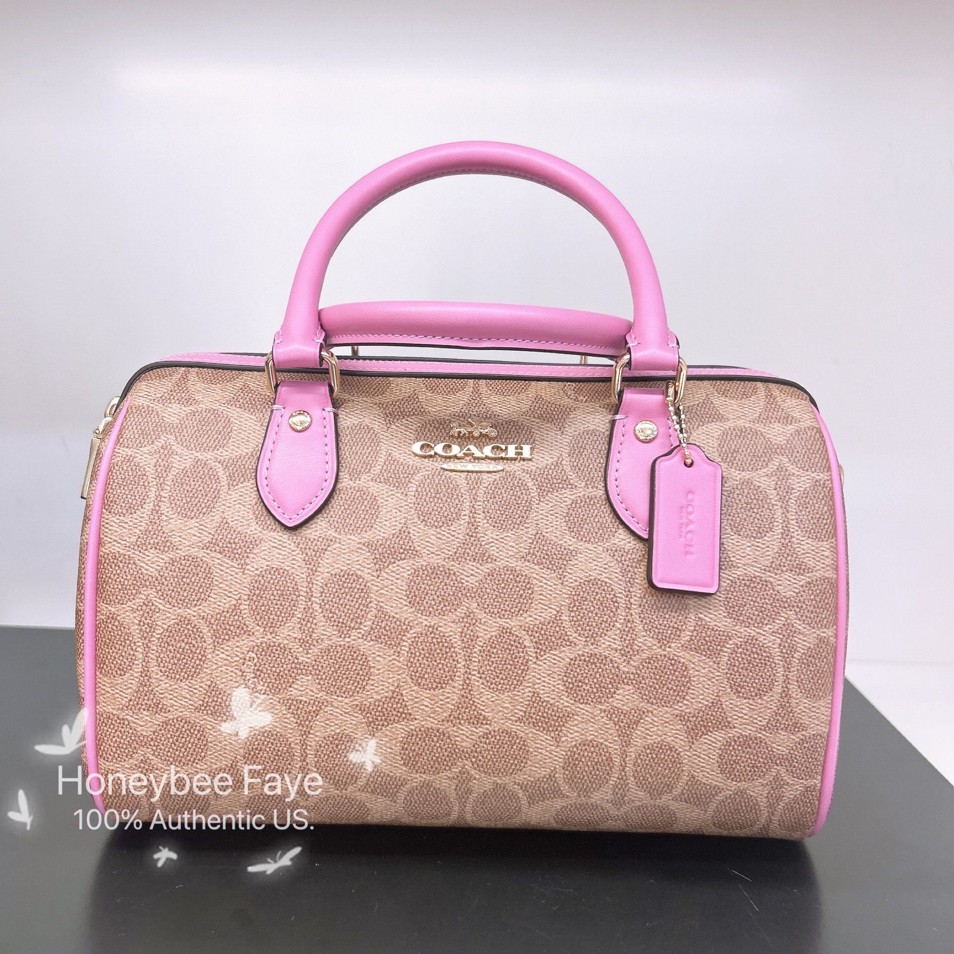 Coach Rowan Satchel Bag In Signature Canvas CV961 Size ONE SIZE - 1 Thumbnail