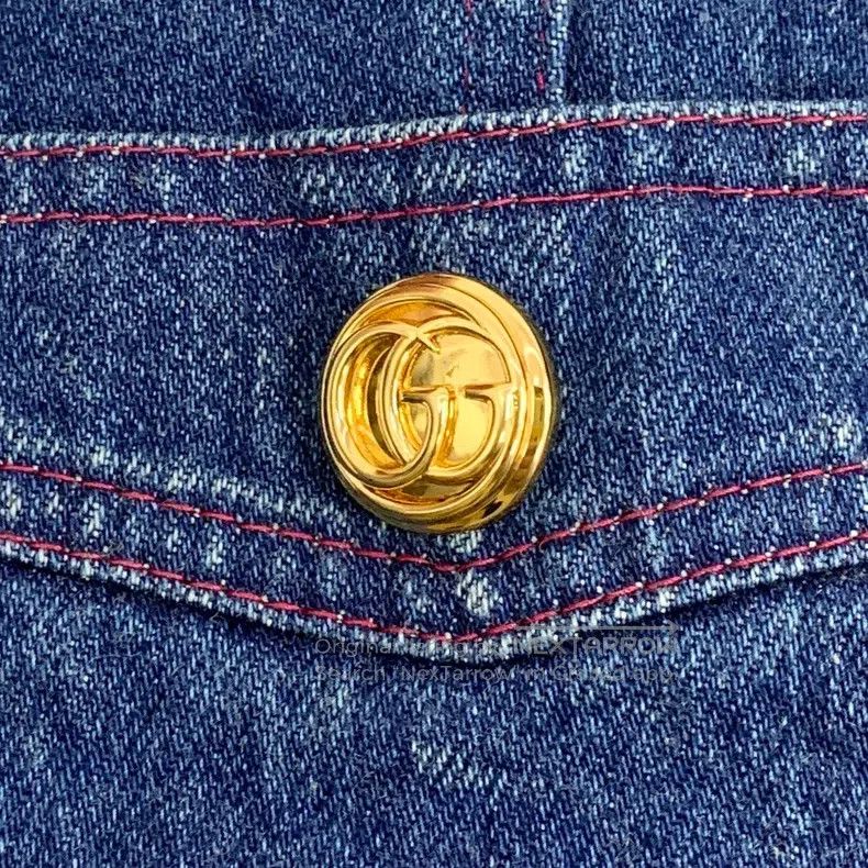 Gucci Gucci Dark blue multi-pocket cotton round-neck single-brea Size S / US 4 / IT 40 - 5 Thumbnail