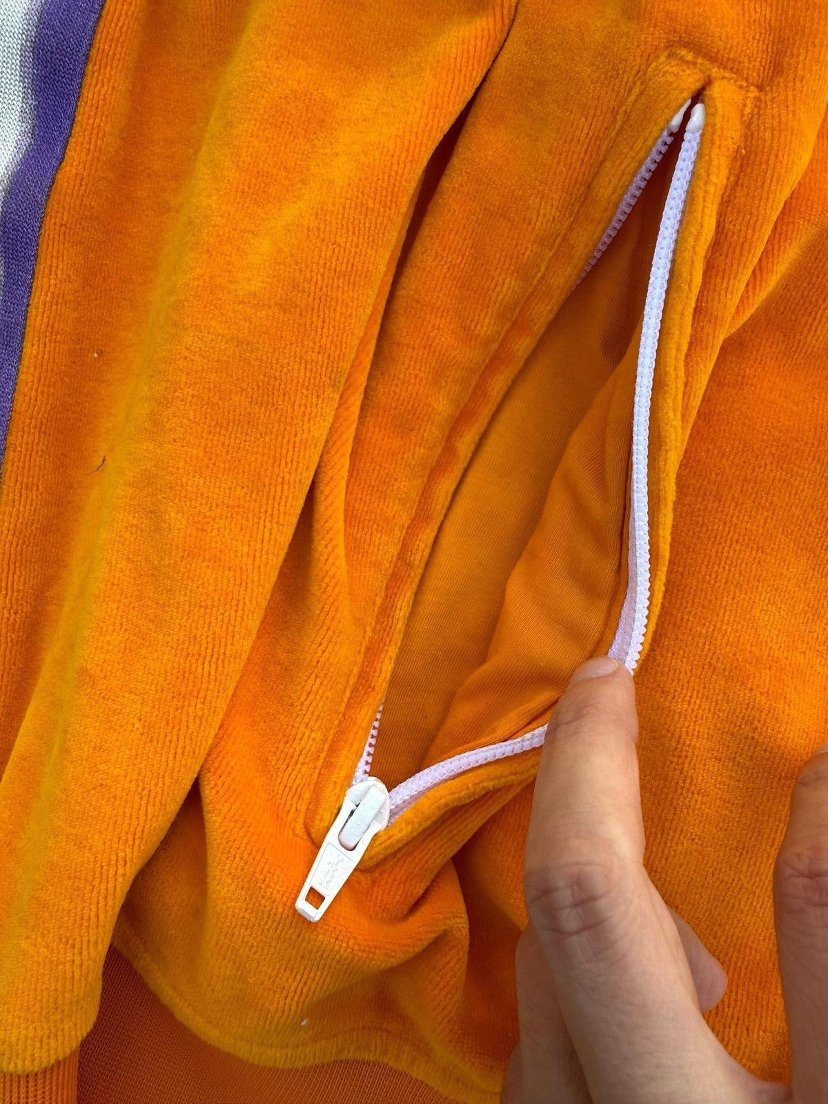 Palm Angels Palm angels velour track jacket Size US S / EU 44-46 / 1 - 9 Thumbnail