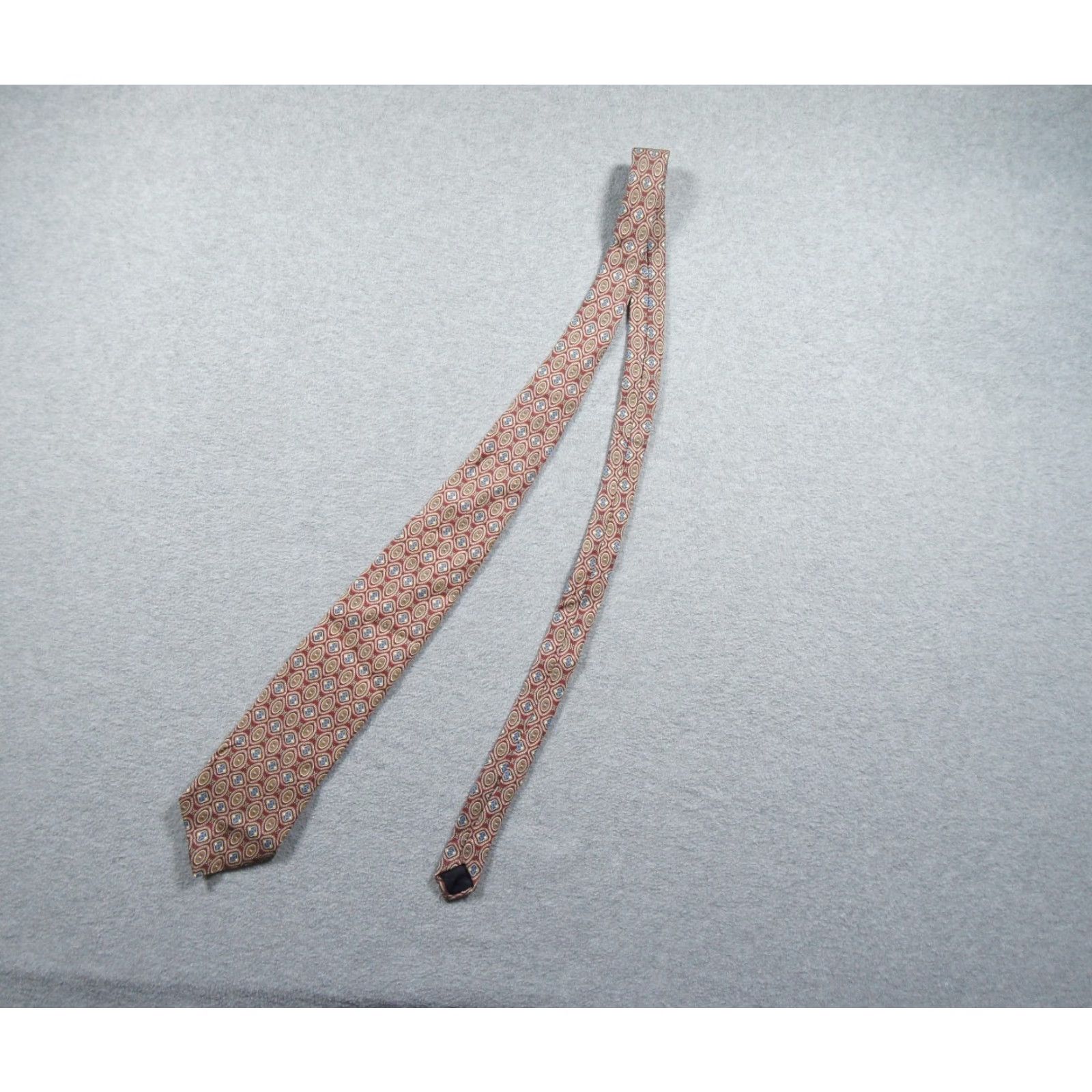 Brooks Brothers VINTAGE Brooks Brothers Tie Red Makers Silk Cotton NEW OLDSTOCK Work Business Tie Mens Size ONE SIZE - 2 Thumbnail