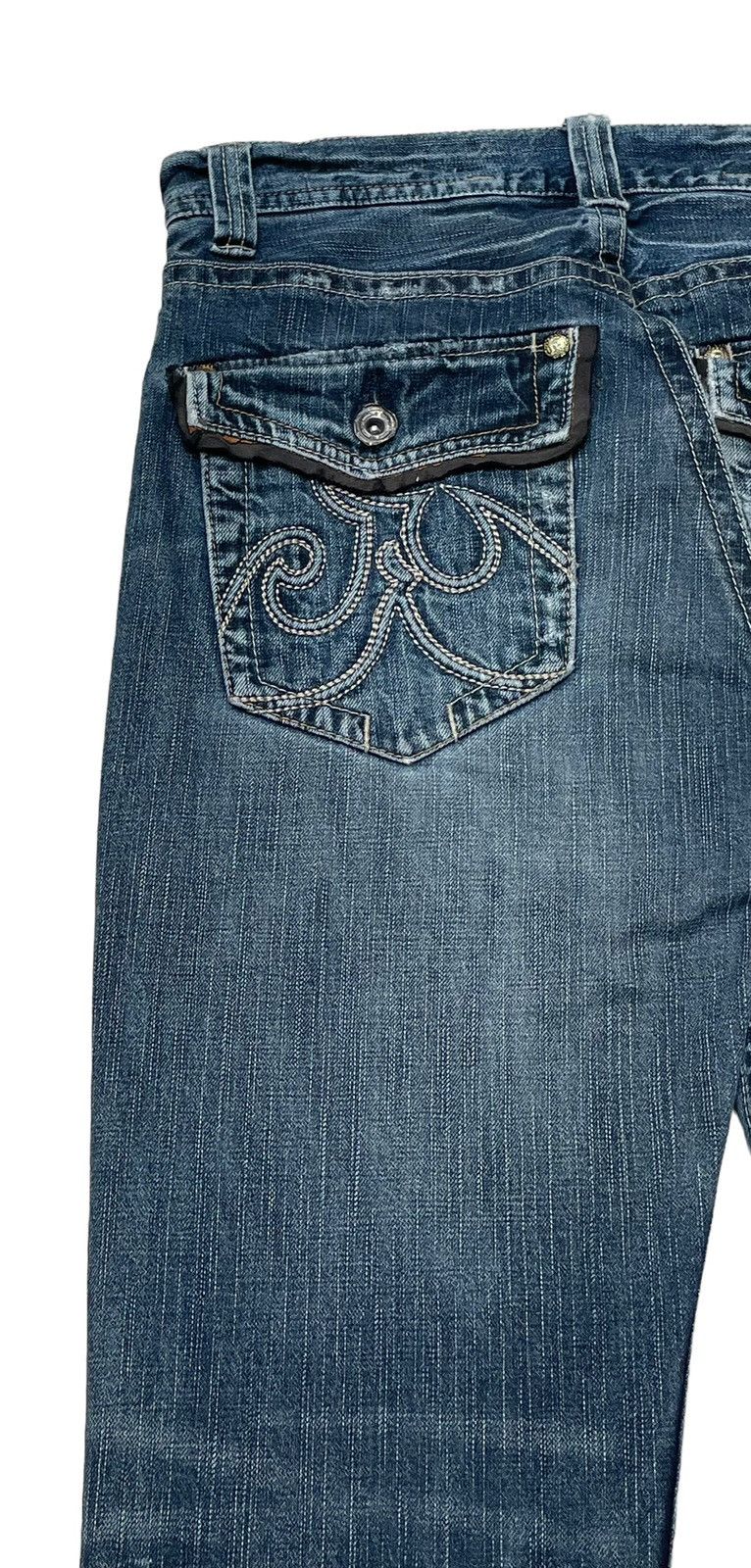 Designer × Japanese Brand × Vintage Vintage Japanese Brand Flared Jeans 1990s Size US 28 / EU 44 - 8 Thumbnail
