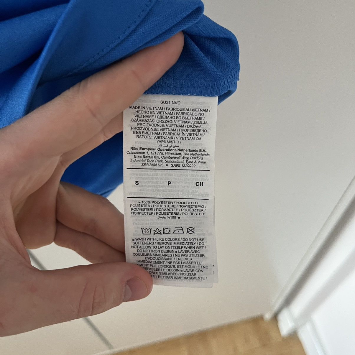 Nike Nike Tottenham Blue Football Jersey Blokecore Size US S / EU 44-46 / 1 - 6 Thumbnail