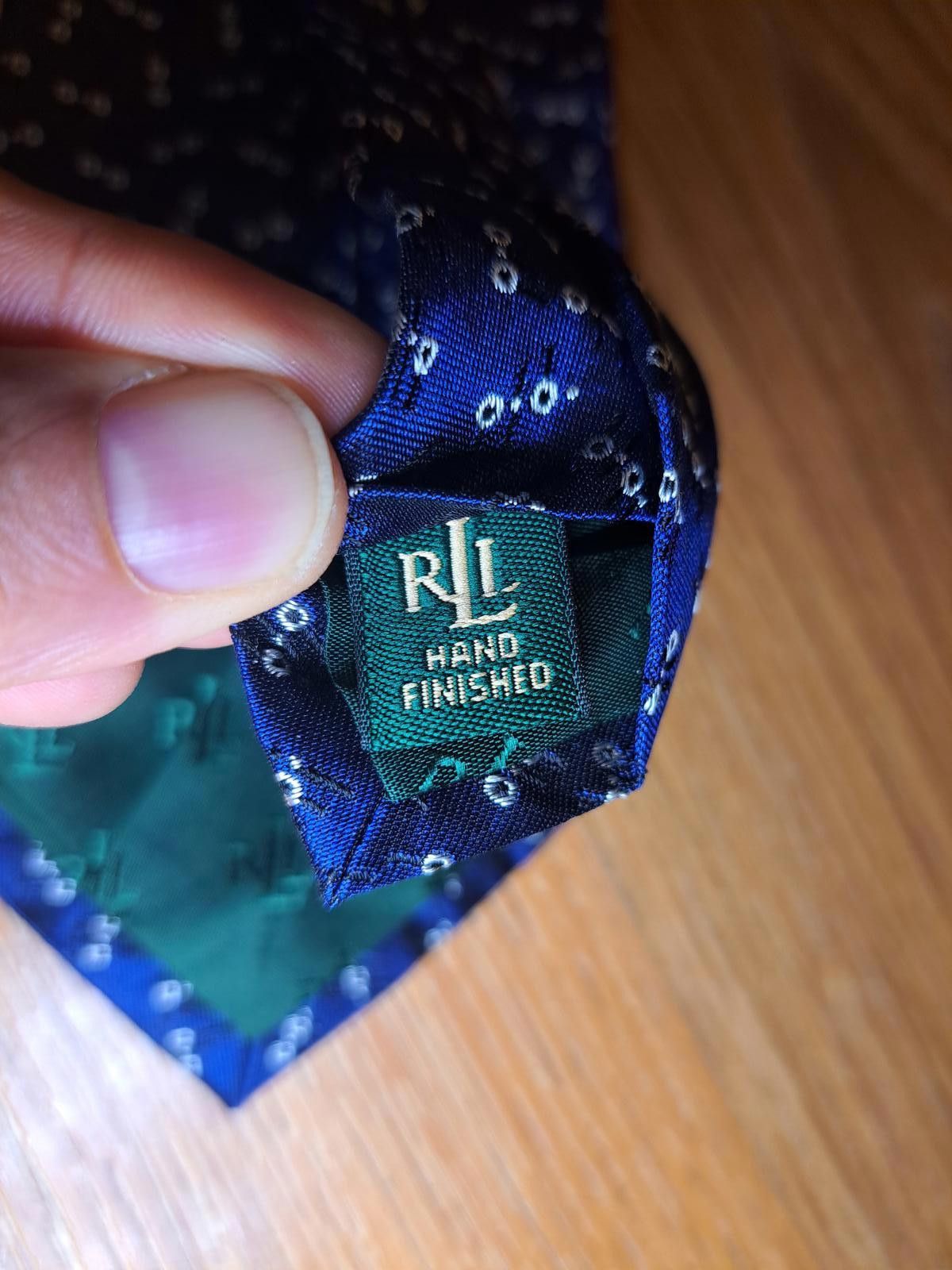 Polo Ralph Lauren Ralph Lauren Tie Mens Silk Blue Abstract USA Necktie Size ONE SIZE - 3 Thumbnail