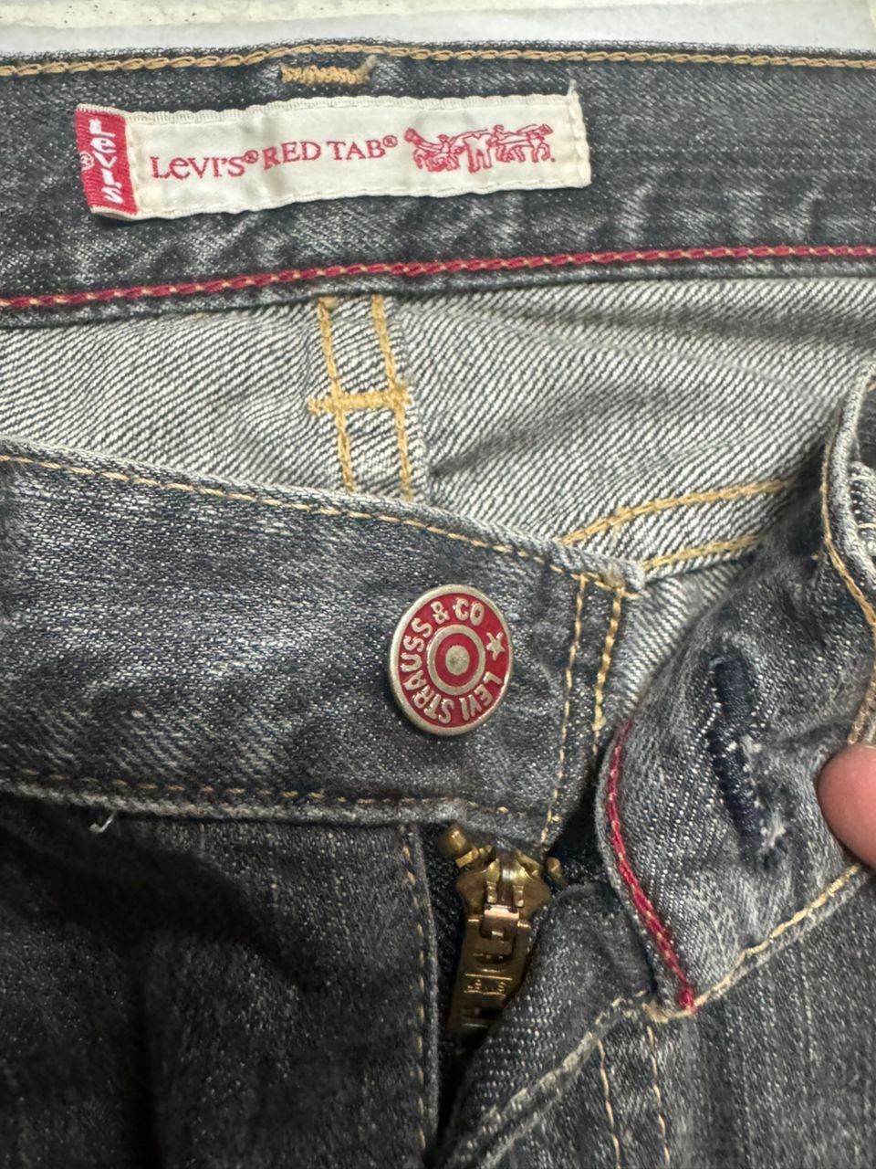 Levi's 💥Bell Bottom 90s💥Levi’s Red Tab Whisker Mudwash Bootcut Size US 29 - 9 Thumbnail
