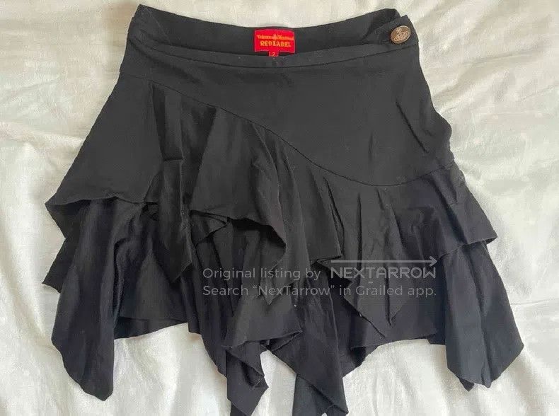 Vivienne Westwood vivienne westwood size M Double-Layered Asymmetrical Hem Bl Size 24" / US 00 / IT 34 - 1 Thumbnail