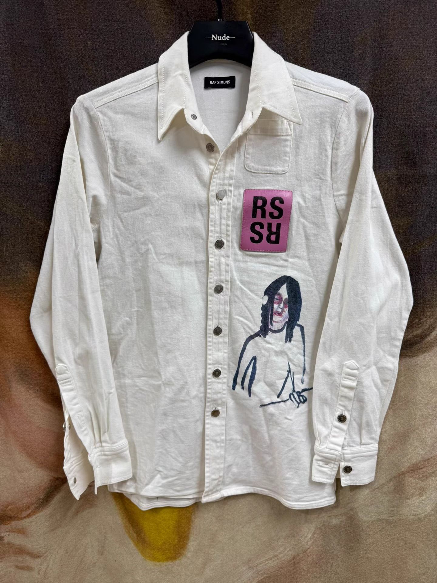 Raf Simons Raf Simons Graffiti Print Shirt K20 Size US XS / EU 42 / 0 - 1 Thumbnail