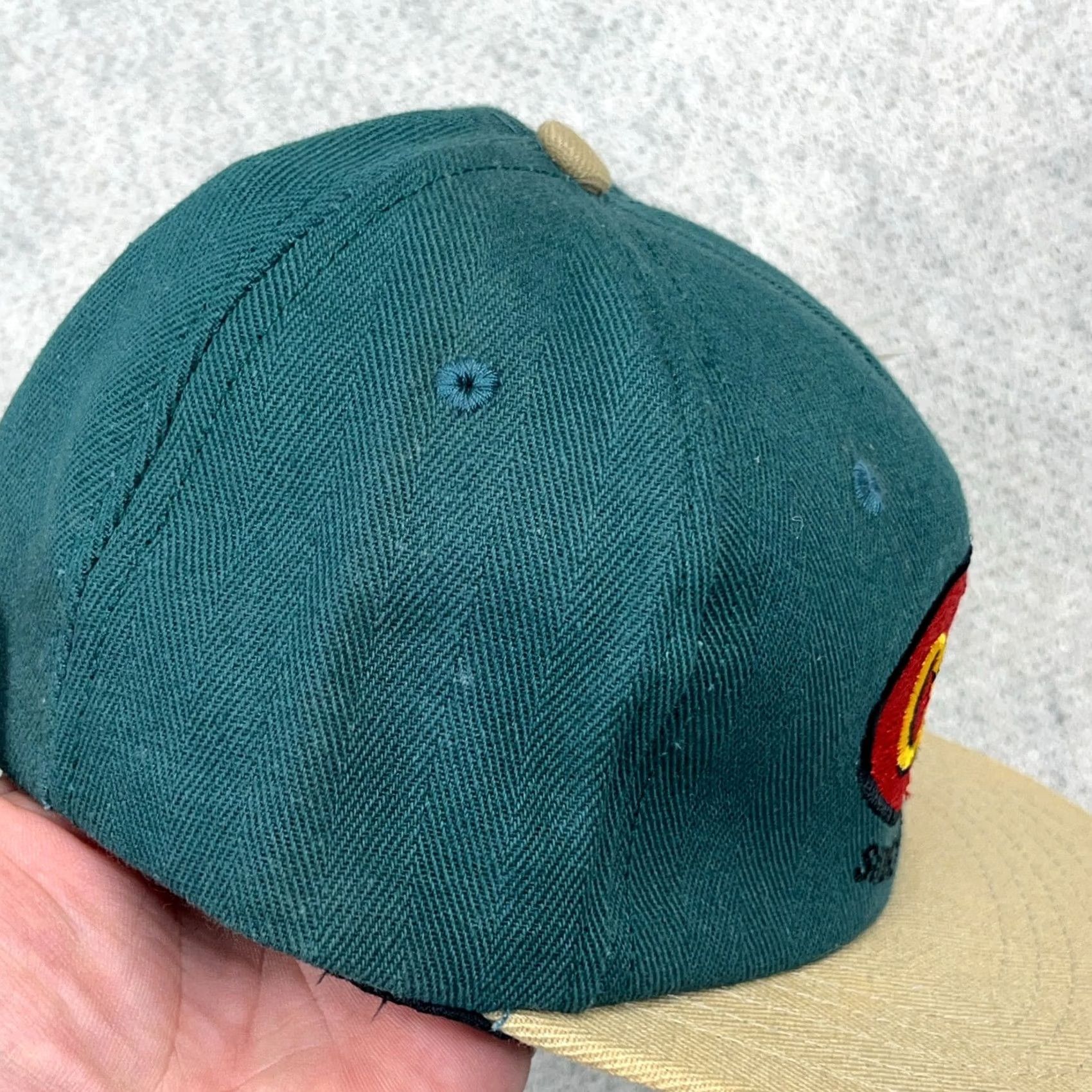 Vintage VINTAGE Cabela's Hat Cap Strap Back Green Made In USA Outdoors Adult Hat Green One Size Adjustable Casual Outdoor USA 80s 90s Logo Mens Size ONE SIZE - 6 Thumbnail