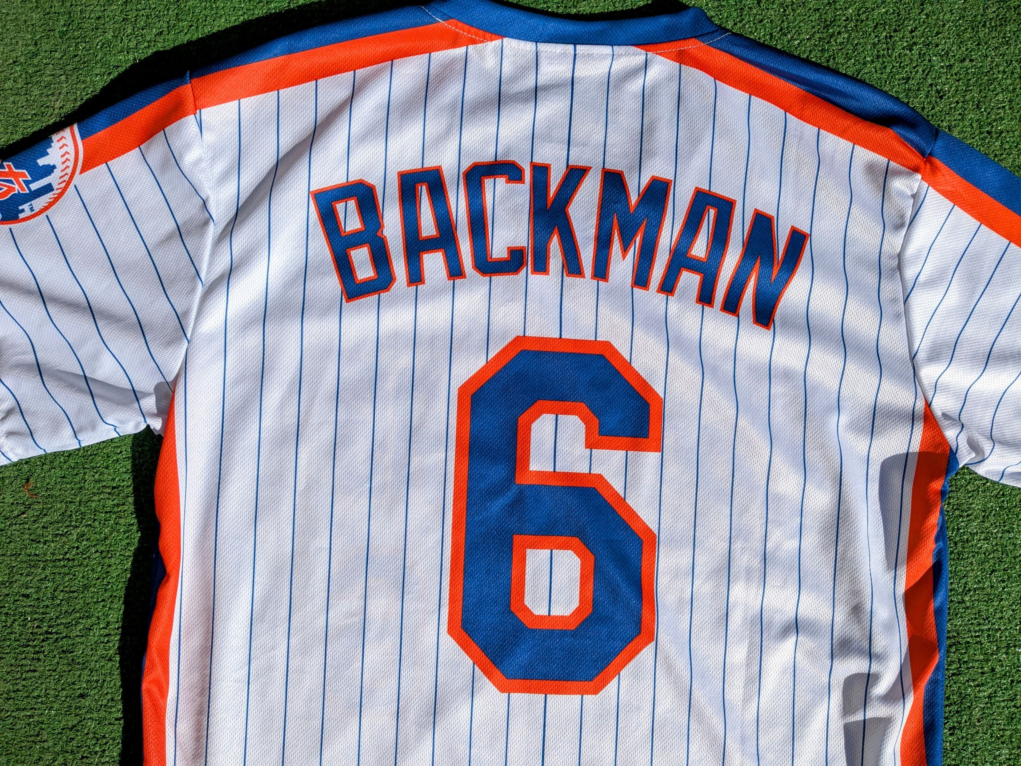 Vintage Las Vegas 51s Wally Backmon 6 New York Mets AAA Shirt Jersey Size US XL / EU 56 / 4 - 9 Thumbnail
