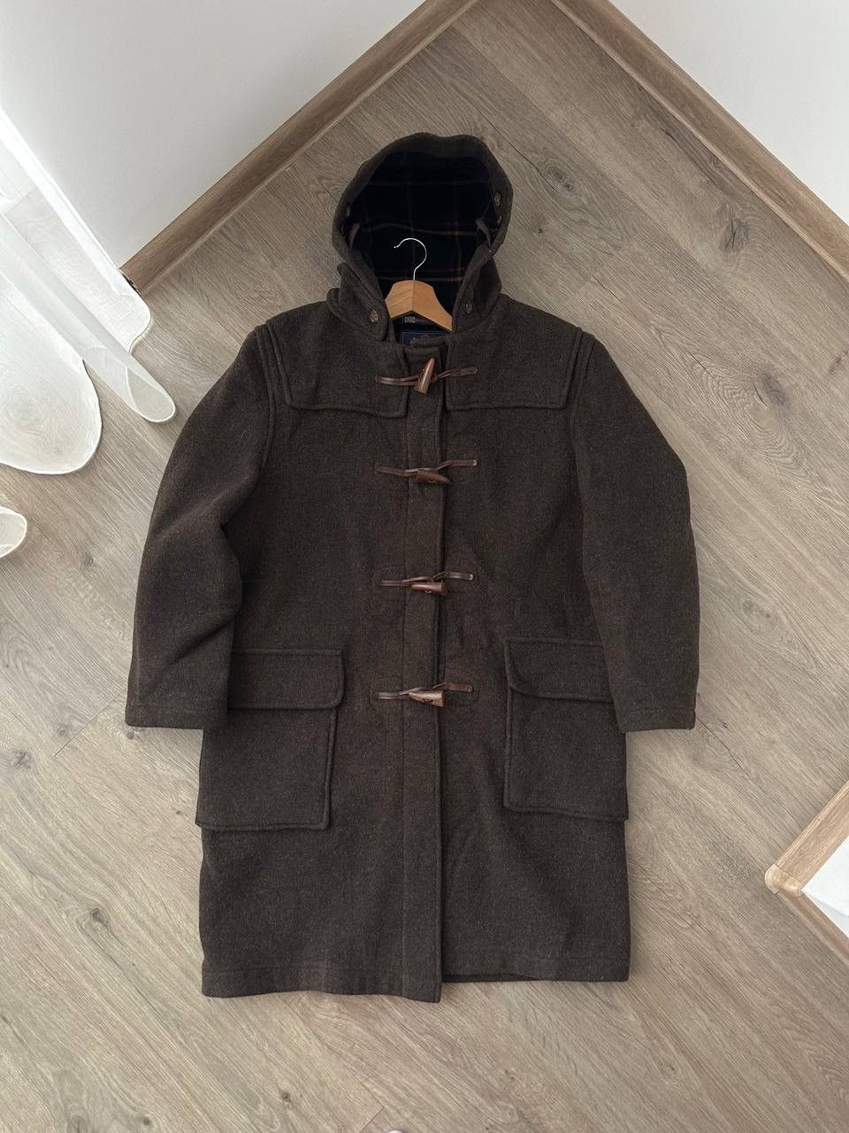 Gloverall × Japanese Brand × Vintage Vintage Gloverall England Wool Coats Brown Jacket Size US M / EU 48-50 / 2 - 2 Thumbnail