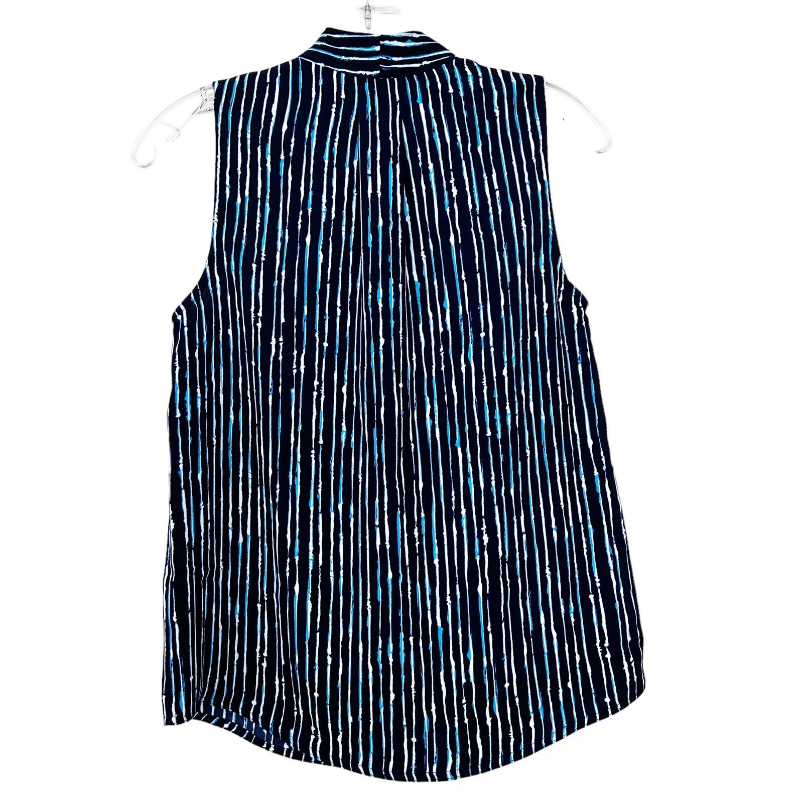 Other Babaton Blue Printed Tank Top Sleeveless Blouse Sz XS Size XS / US 0-2 / IT 36-38 - 4 Thumbnail