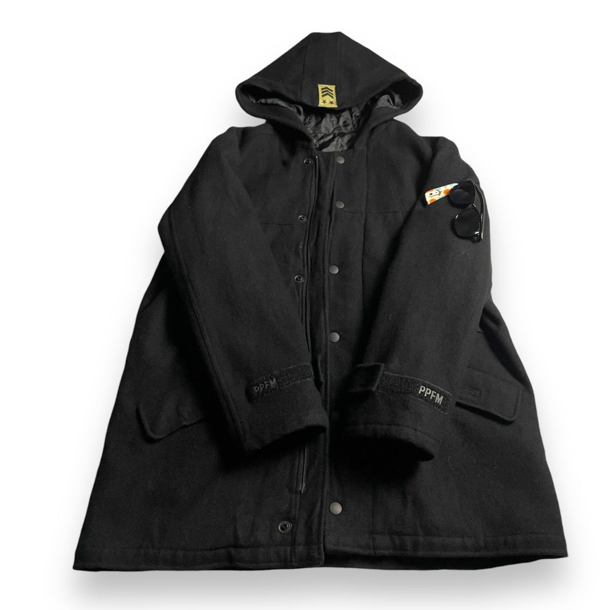 If Six Was Nine 🇯🇵 VINTAGE PPFM WOOL BUTTON UP WOOL PUNK GOTHIC JACKET Size US XL / EU 56 / 4 - 13 Thumbnail