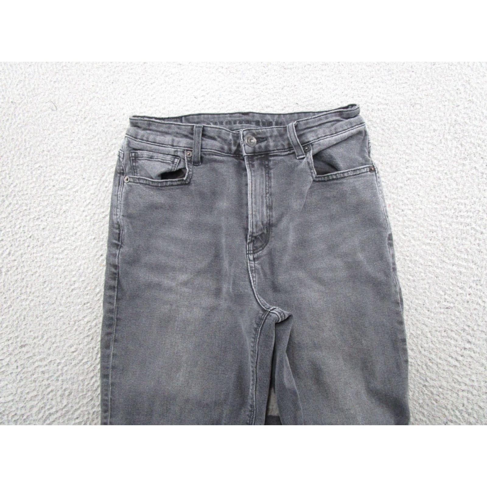 American Eagle Outfitters American Eagle Outfitters Jeans Womens Size 6 Black Stretch Denim High Rise Mom Size 28" / US 6 / IT 42 - 3 Thumbnail