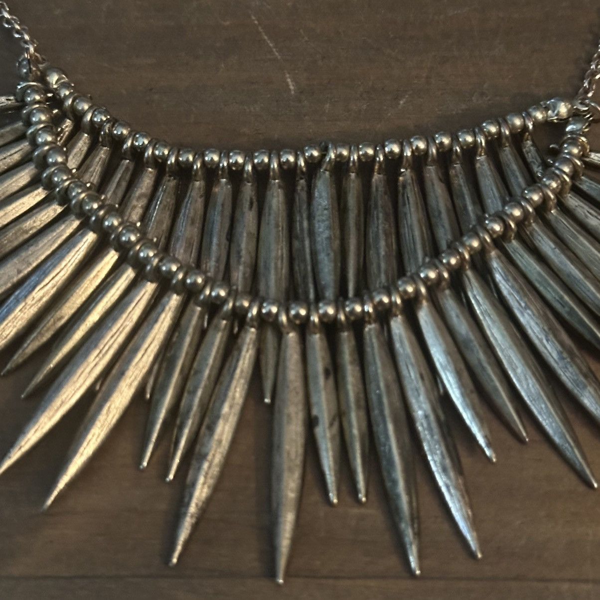 Other Gold tone tribal spike bib necklace Size ONE SIZE - 3 Thumbnail
