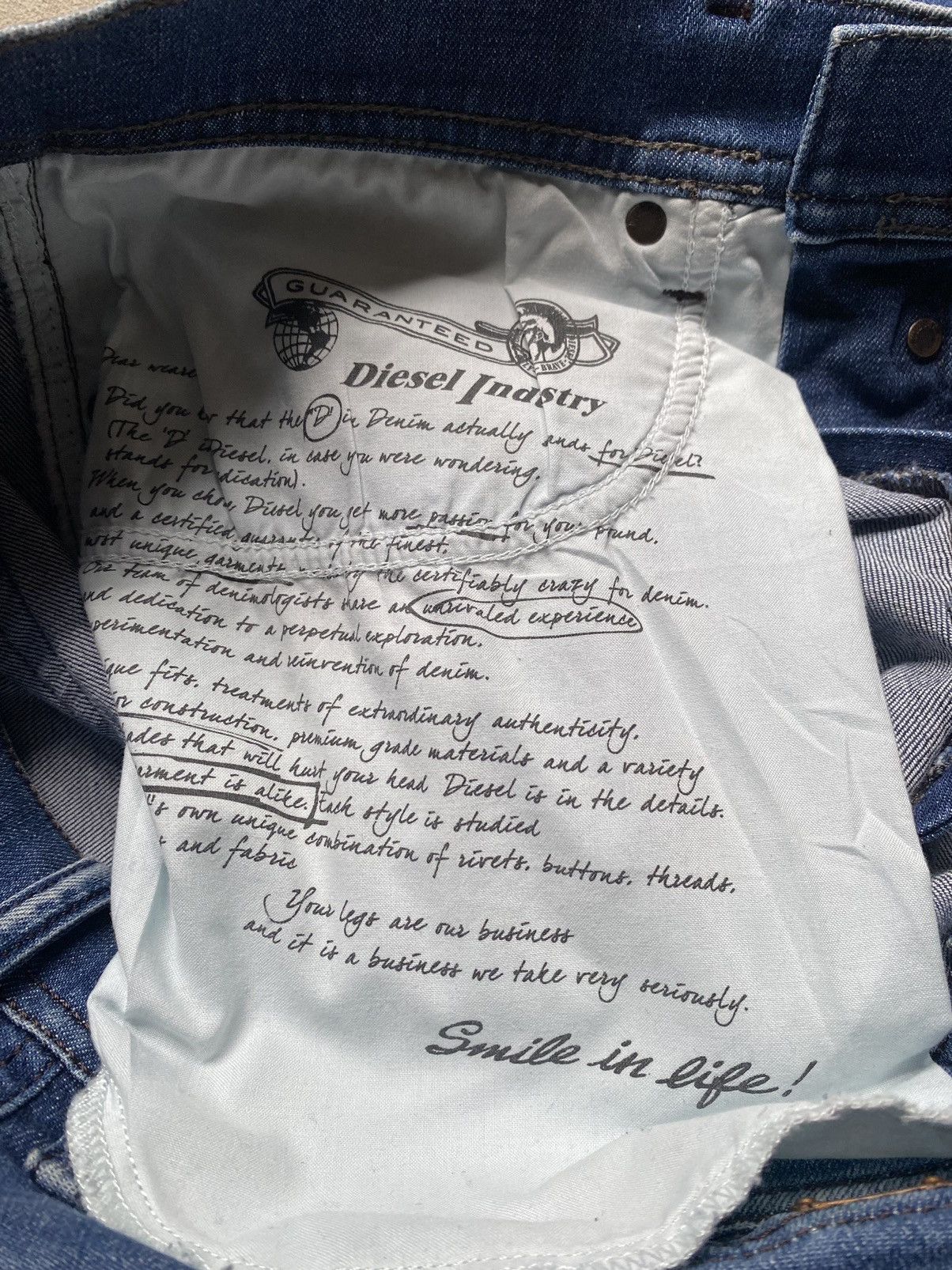 Diesel Diesel Industry Slim Fit Denim Size US 31 - 13 Thumbnail