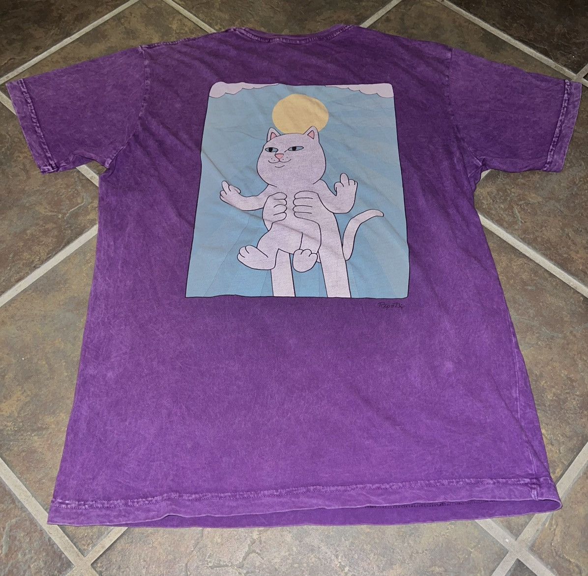 RIPNDIP RIPNDIP HALO BABY NERMAL T-SHIRT Size US L / EU 52-54 / 3 - 1 Thumbnail