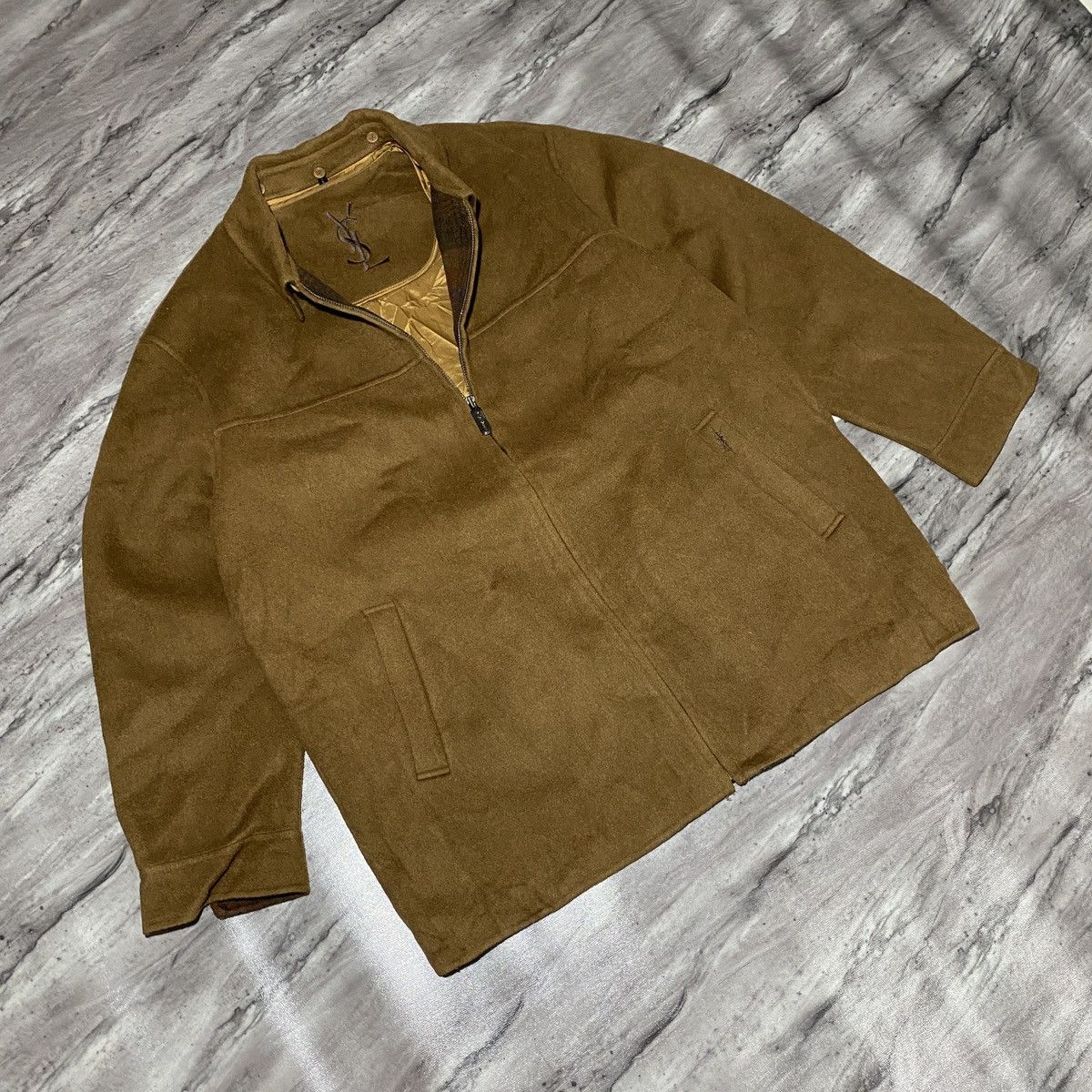Yves Saint Laurent Y2K YSL DOUBLE LAYERED JACKET SUPER SOFT⭐️‼️ Size US M / EU 48-50 / 2 - 2 Thumbnail