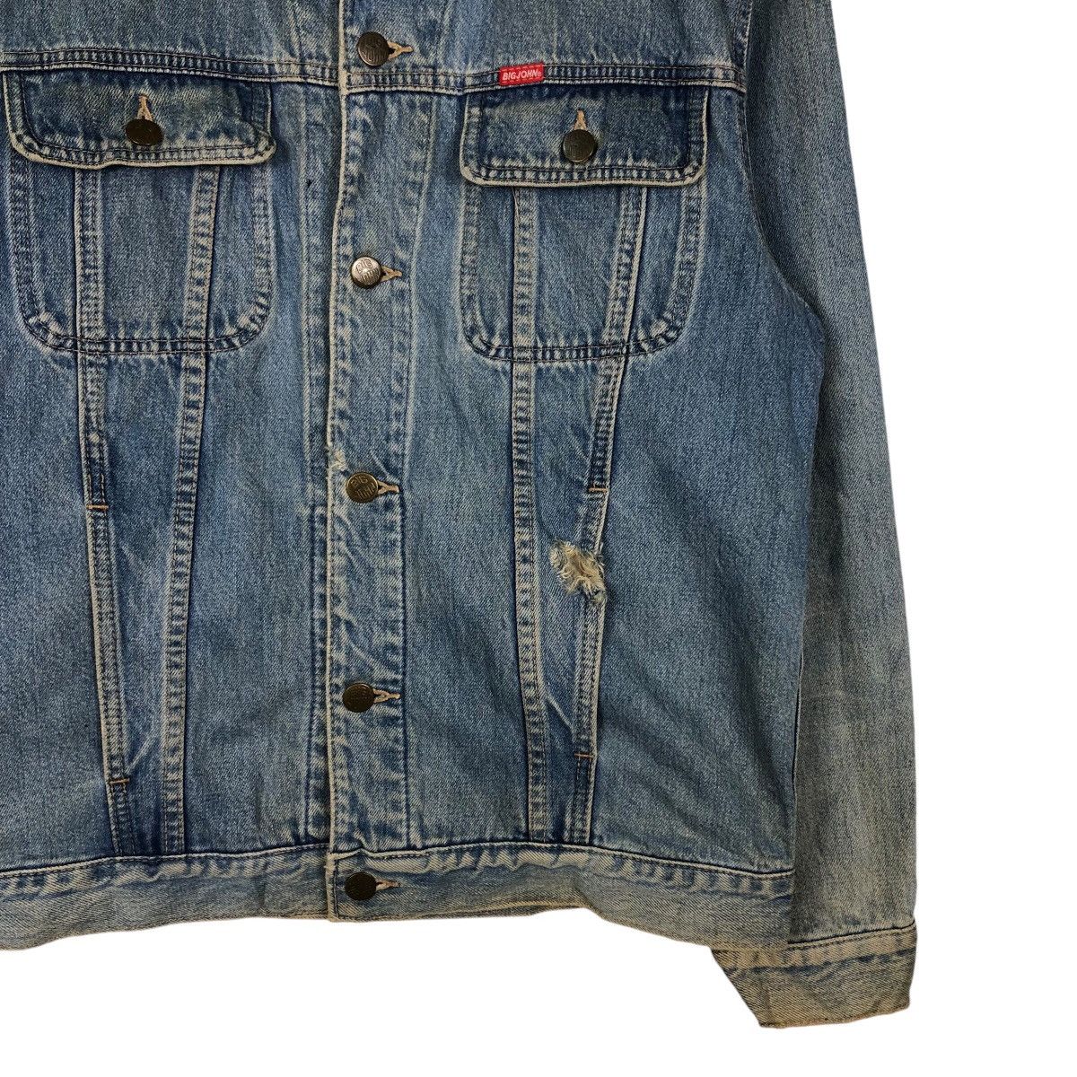 Japanese Brand 📌Vintage Trucker Denim Jacket Big-John Union Made Size US M / EU 48-50 / 2 - 6 Thumbnail