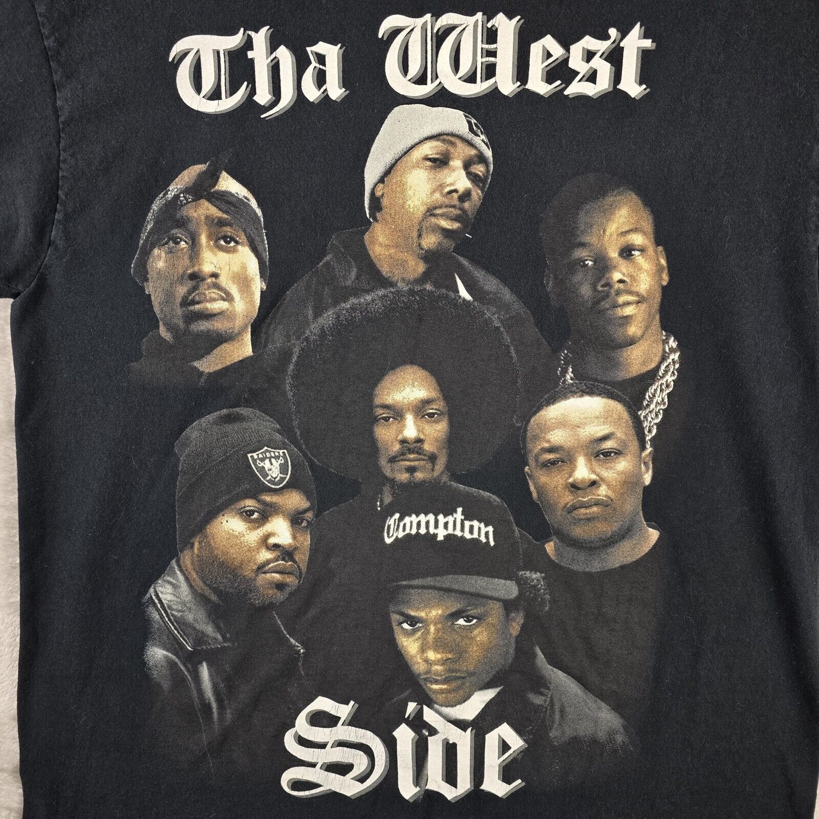 Fruit Of The Loom Tha West Side Shirt Medium Tupac Snoop Dogg Eazy E Ice Cube Size US M / EU 48-50 / 2 - 3 Thumbnail