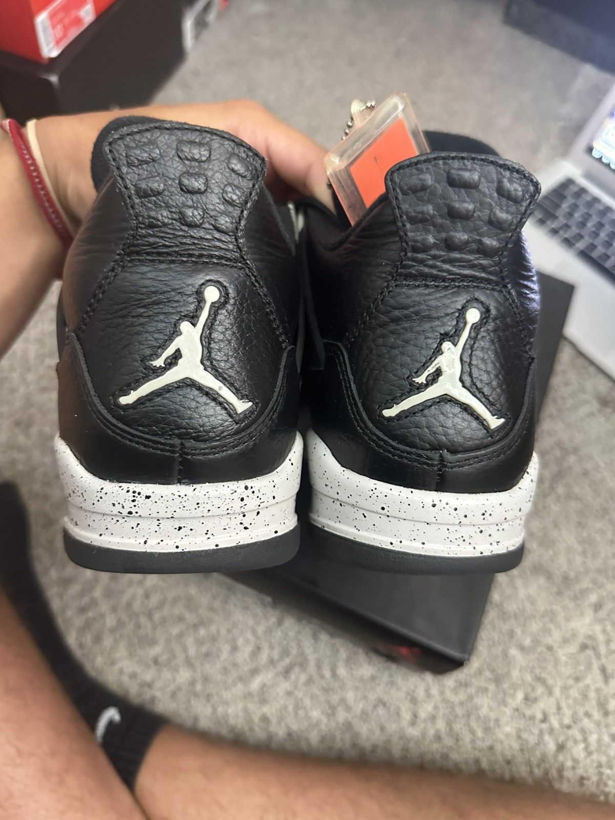 Jordan Brand Air jordan 4 oreo LS - size 8 Size US 8 / EU 41 - 6 Thumbnail
