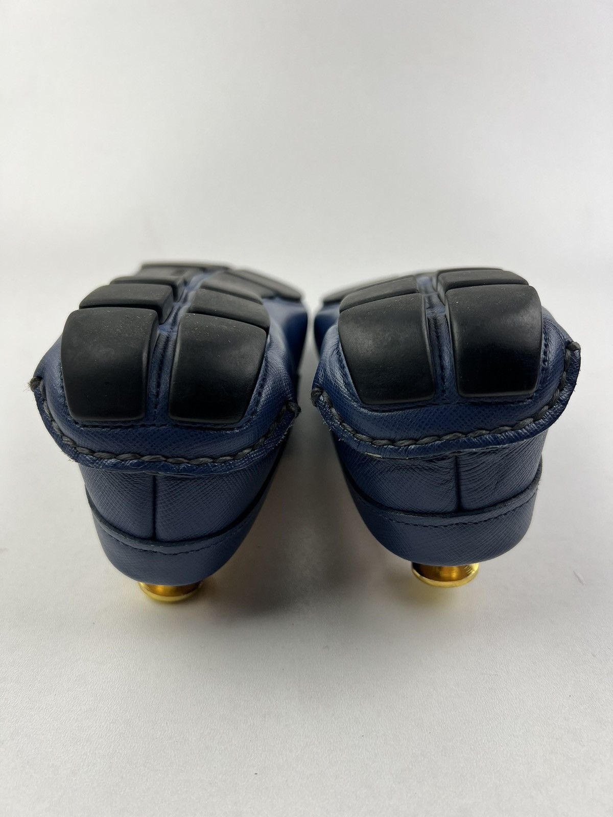 Prada PRADA Loafers Leather Saffiano Drivers Moccasins Shoes Logo Size US 9.5 / EU 42-43 - 14 Thumbnail