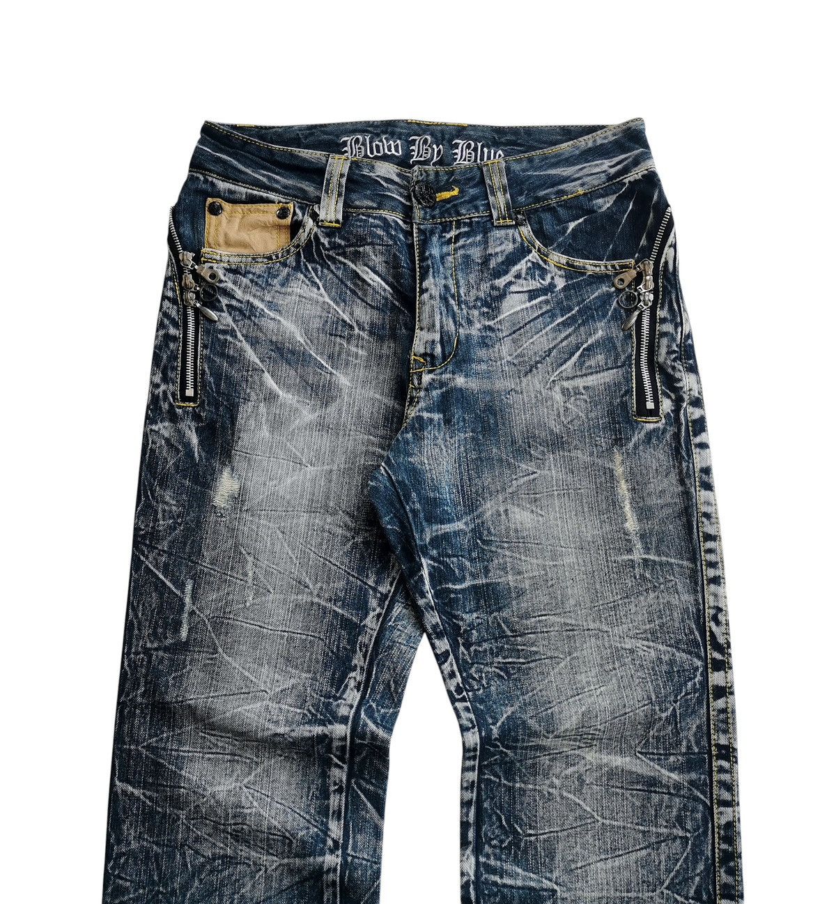Tornado Mart Blow By Blue whiskering jeans style tornado mart Size US 30 / EU 46 - 6 Thumbnail