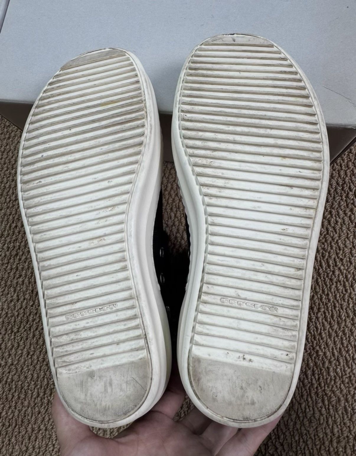 Rick Owens Rick Owens DRKSHDW Double Canvas High Tops K37 Size US 7.5 / EU 40-41 - 8 Thumbnail
