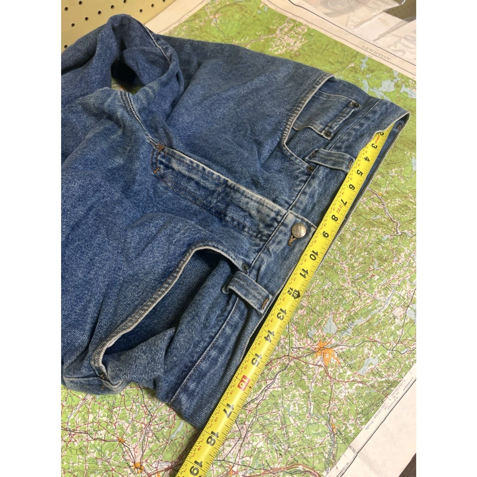 Denime VINTAGE Fusion Group Jeans Denim 90s Blue 36x31 Men 36 Regular Italy Made Size US 36 / EU 52 - 6 Thumbnail