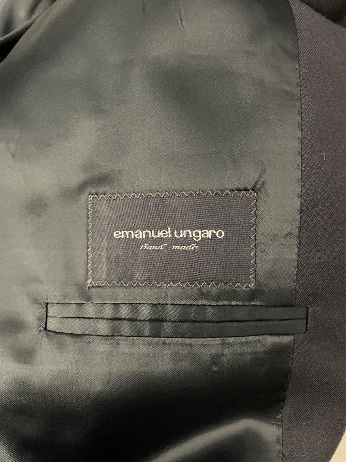 Emanuel Ungaro Marynarka Emanuel Ungaro meska granatowa Size 52R - 4 Thumbnail