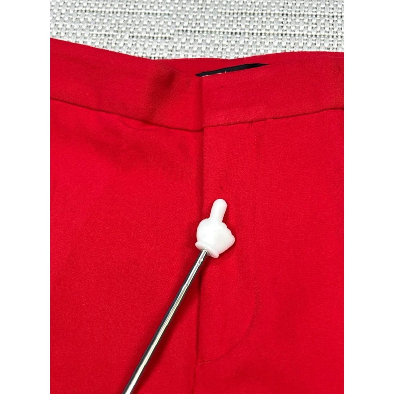 Zara Zara Dress Pants Womens Small Red High Rise Bootcut Pants Dress Pants Red Women's S Bootcut High Rise Zara Size 28" / US 6 / IT 42 - 2 Thumbnail