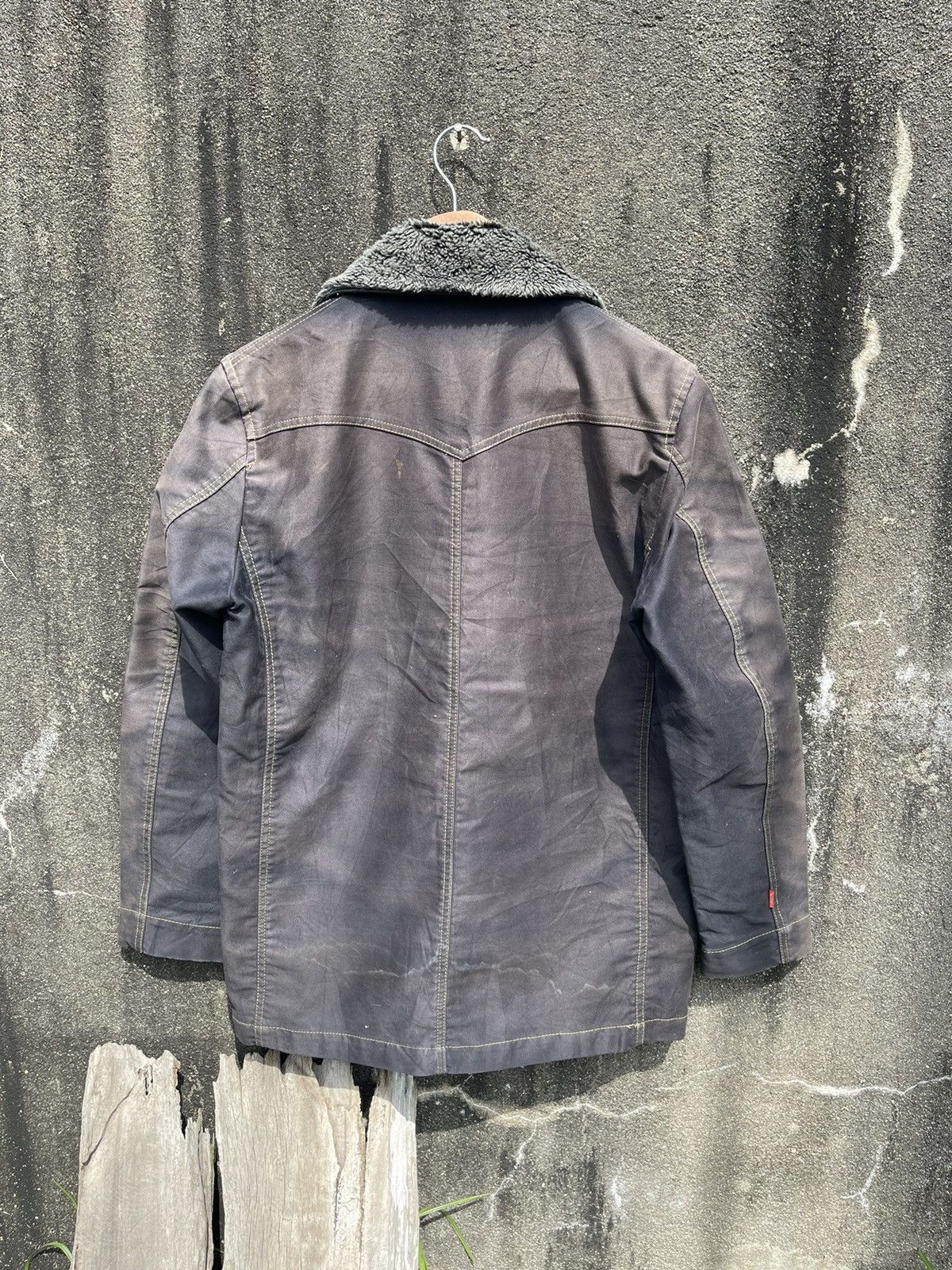 Levi's Vintage Levi’s Sherpa-Lined Barn Coat - Distressed Black Size US M / EU 48-50 / 2 - 8 Thumbnail