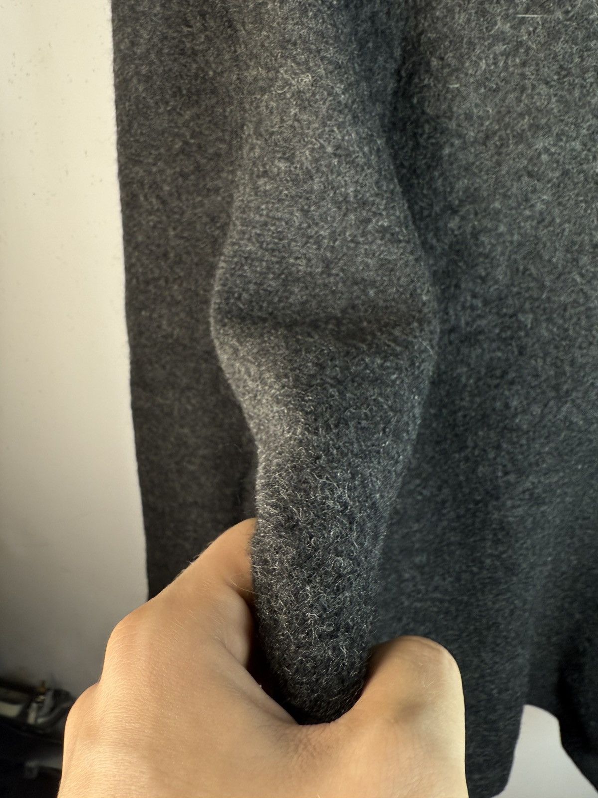 Yves Saint Laurent Wool YSL Sweater Soft Warm Grey YSL Sweatshirt Size US M / EU 48-50 / 2 - 9 Thumbnail