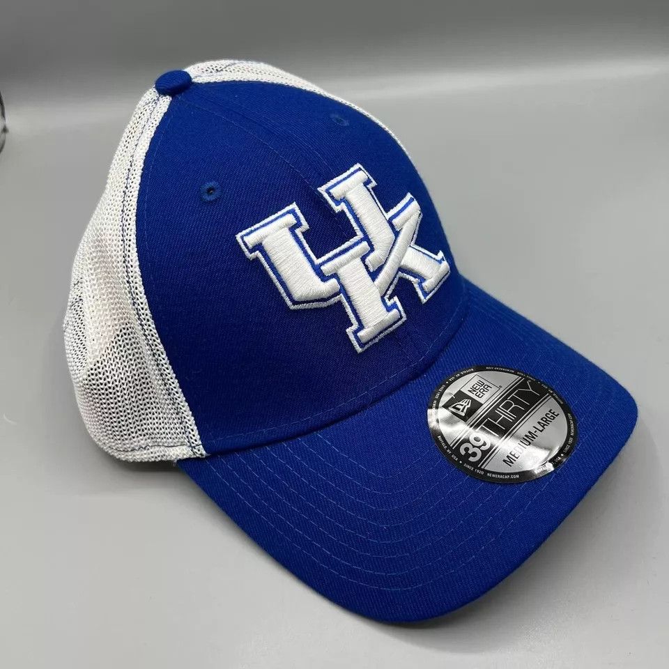 New Era Kentucky Wildcats Trucker Hat Men M-L Stretch Fitted Cap New Size ONE SIZE - 3 Thumbnail