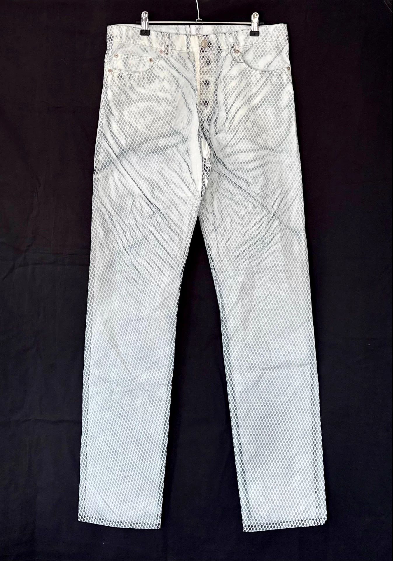 KANGHYUK Kanghyuk Men Abstract Snake Print Pants L 23FW NWT Size US 35 - 1 Thumbnail